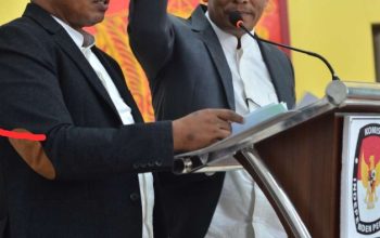 Penyampaian Visi dan Misi Cabub/Cawabub Aceh Timur, No.Urut Satu, H. Sulaiman dan Abdul Hamid.