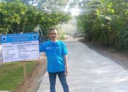 Kades Desa Banjarsari Realisasikan Bangunan Jalan Betonisasi