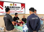 Hari Jadi Humas Polri ke 73, Humas Polres Aceh Timur Anjangsana ke Wartawan