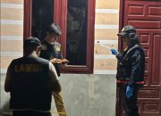 Tim Labfor Polda Sumatera Utara Olah TKP Penembakan Rumah Pribadi Anggota Polri, Polres Aceh Timur