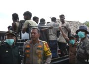 INAFIS Satreskrim Polres Aceh Timur Identifikasi Jenazah Imigran Etnis Rohingya