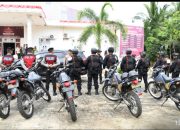 Kasatgas Preventif OMP Seulawah 2024 Polres Aceh Timur dan BKO Brimob Polda Aceh Gelar Patroli di Kantor KIP