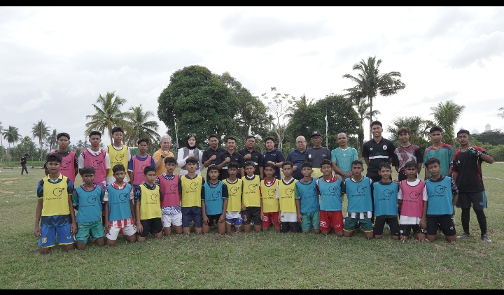 25 Talenta Muda Aceh Timur Dilatuh Sepak Bola Oleh Pelatih Nasional