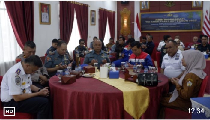 Lanal Lhokseumawe laksanakan Acara Minum Kopi bersama Instansi Maritim.