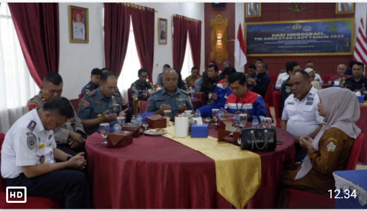 Lanal Lhokseumawe laksanakan Acara Minum Kopi bersama Instansi Maritim.