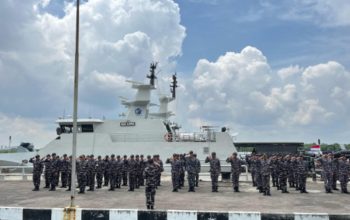 Komandan Lanal Lhokseumawe sebagai Dansatgas Patkor Malindo 167/25 Sea Phase I Belawan – Langkawi Melaksanakan Kesiapan Satgas di Lantamal I Belawan.