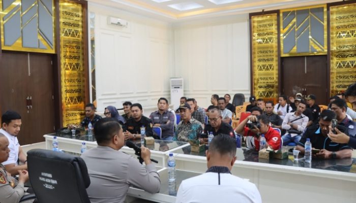 Menjabat Kapolres Aceh Timur, AKBP Irwan Kurniadi, S.I.K. Gelar Silaturahmi dengan Wartawan