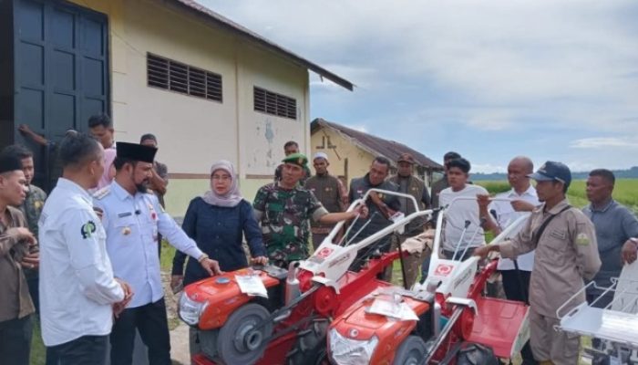Brigade Pangan Aceh Timur Tahun 2025 Terima Bantuan Alsintan Pertanian.