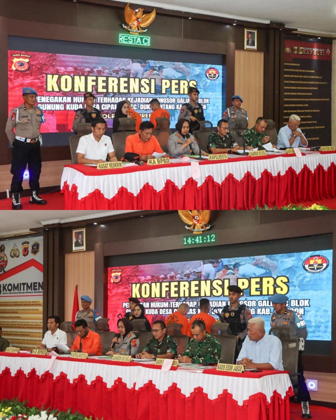 Polresta Cirebon Tetapkan Dua Tersangka dalam Kasus Longsor Tambang Al-Azhariyah
