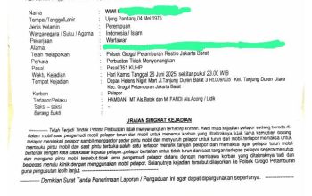Wartawati Dianiaya Oknum Preman Diduga Imbas Pemberitaan Sebelumnya