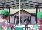 Kodim 0106/Ateng Gelar Acara Tradisi Korp Raport Pindah Satuan