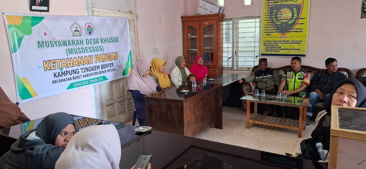 Babinsa Koramil 06/Bukit Hadiri Musdesus Ketahanan Pangan