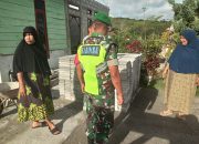 Babinsa Koramil 05/Permata Ajak Warga Jaga Kebersihan Lingkungan Lewat Komsos