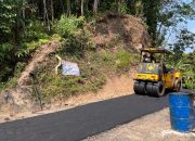 PembangunanJalan Hotmix di Desa Ciggoong Utara Sudah Terselesaikan