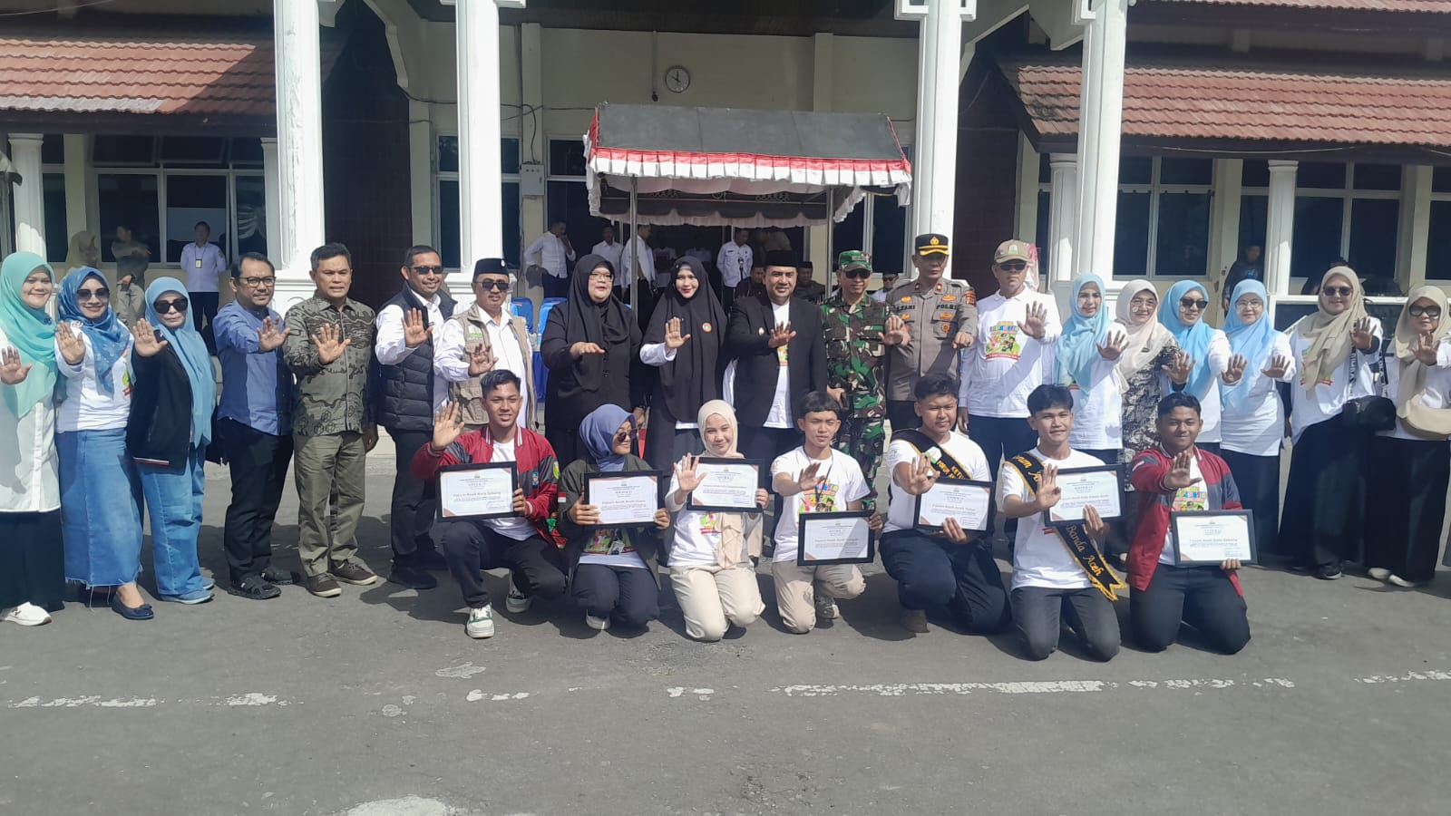 Dandim 0106/Ateng Hadiri Upacara Hari Anak Nasional
