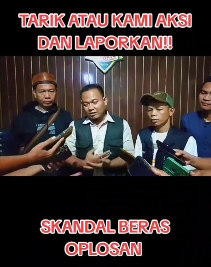 Forwatu Banten Luncurkan Progam GO MORE (Gerakkan One Man One Ritel) lakukan Investigasi Beras Oplosan