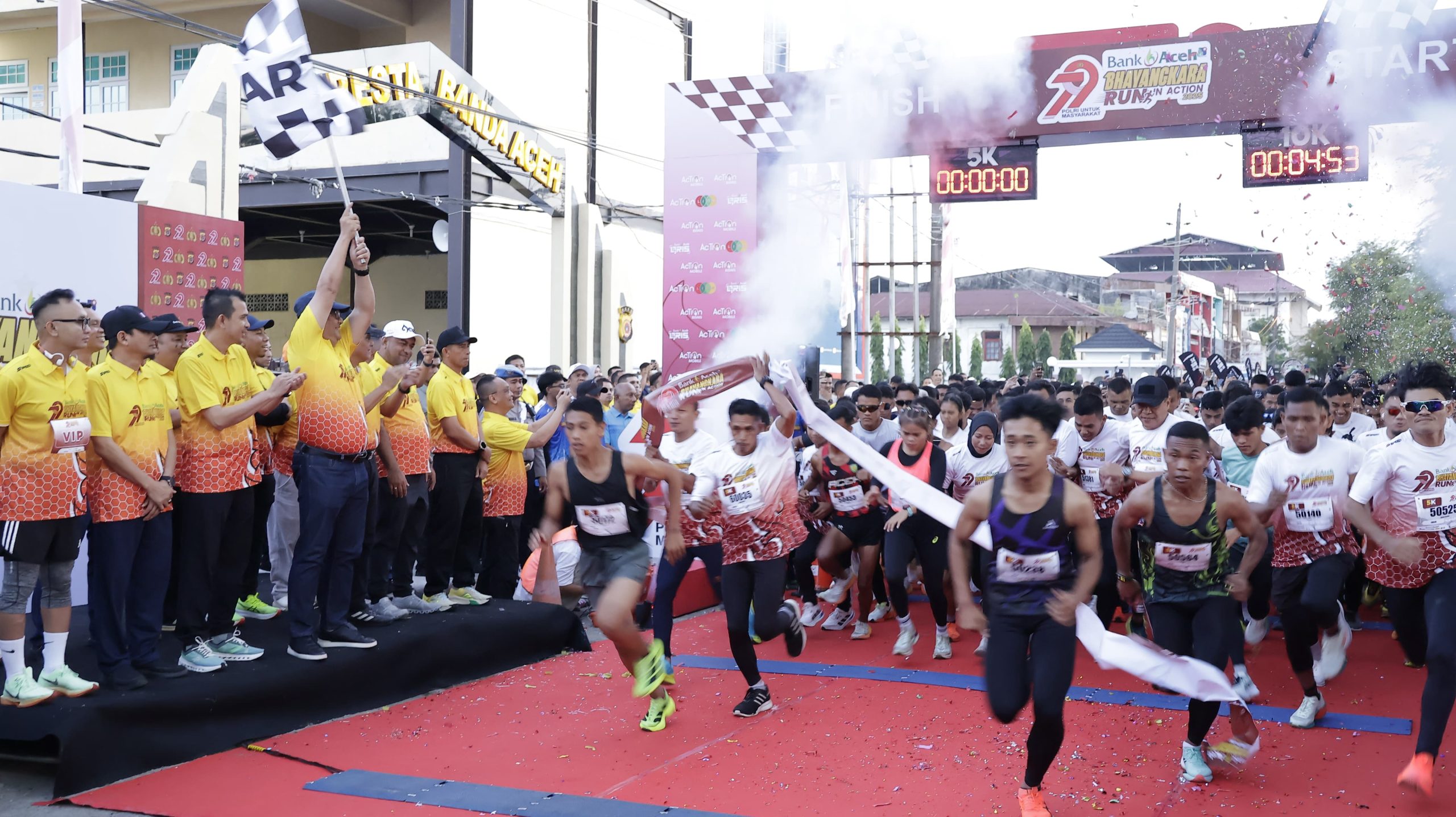 Dua Ribuan Peserta Ramaikan Bhayangkara Run 2025, Kapolda Aceh