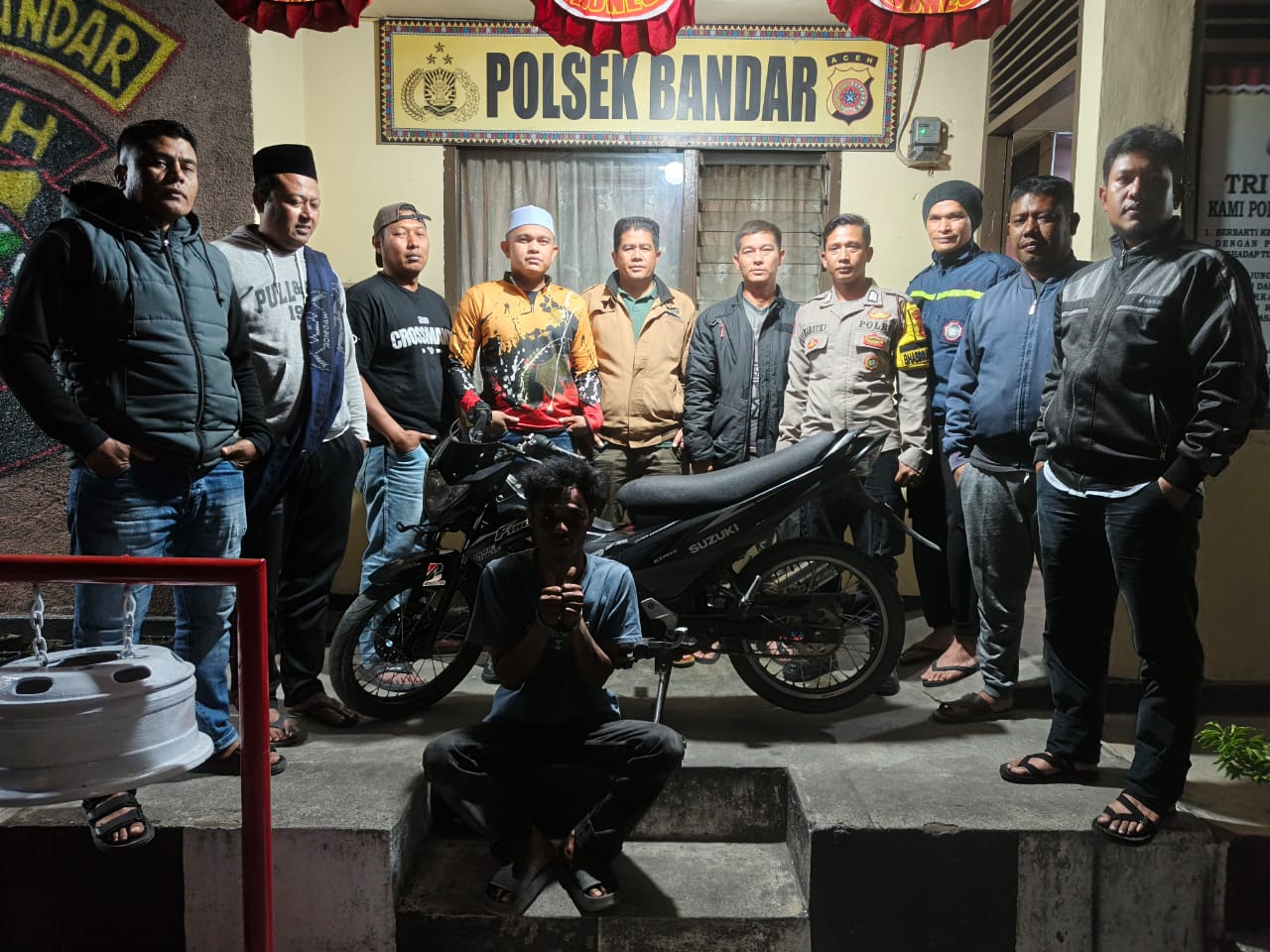 GERAK CEPAT POLSEK BANDAR UNGKAP KASUS CURANMOR, PELAKU DIRINGKUS KURANG DARI 3 JAM