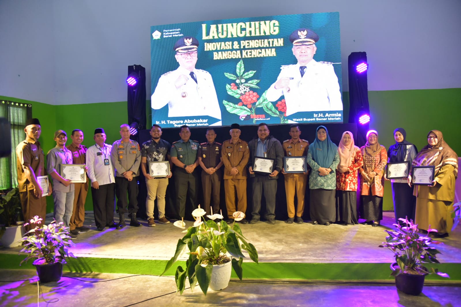 Danramil 06/Bukit Hadiri Launching Inovasi Dan Penguatan Progam Bangga Kencana Serta Pemberdayaan Kampung KB