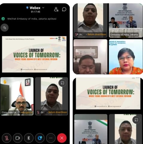 Pimpinan Redaksi Media Hotnews.web.id Gelar Zoom Meeting Bersama Dubes India Dan Jepang