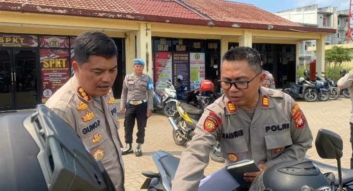 Puslitbang Polri Evaluasi Kendaraan Dinas Operasional di Polres Kubu Raya
