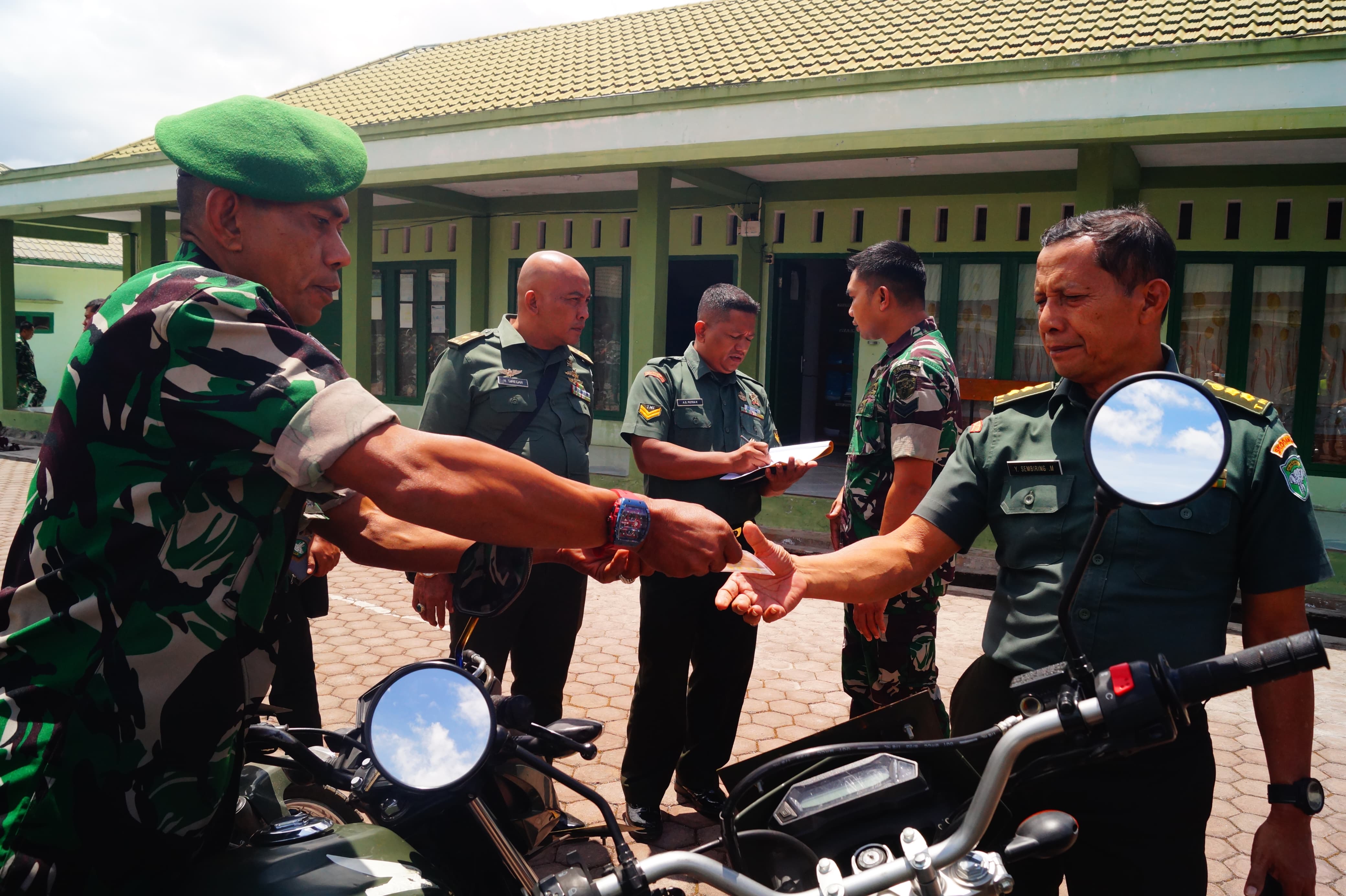 Kodim 0119/BM Terima Pengecekan Kekuatan Material Bidang Logistik Dari Kodam Iskandar Muda (IM)