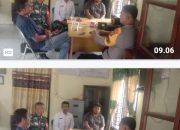 Babinsa Bersama Bhabinkamtibmas, Ajak Aparatur Desa Tanamkan Nilai Integritas Dalam Menjalankan Tugas