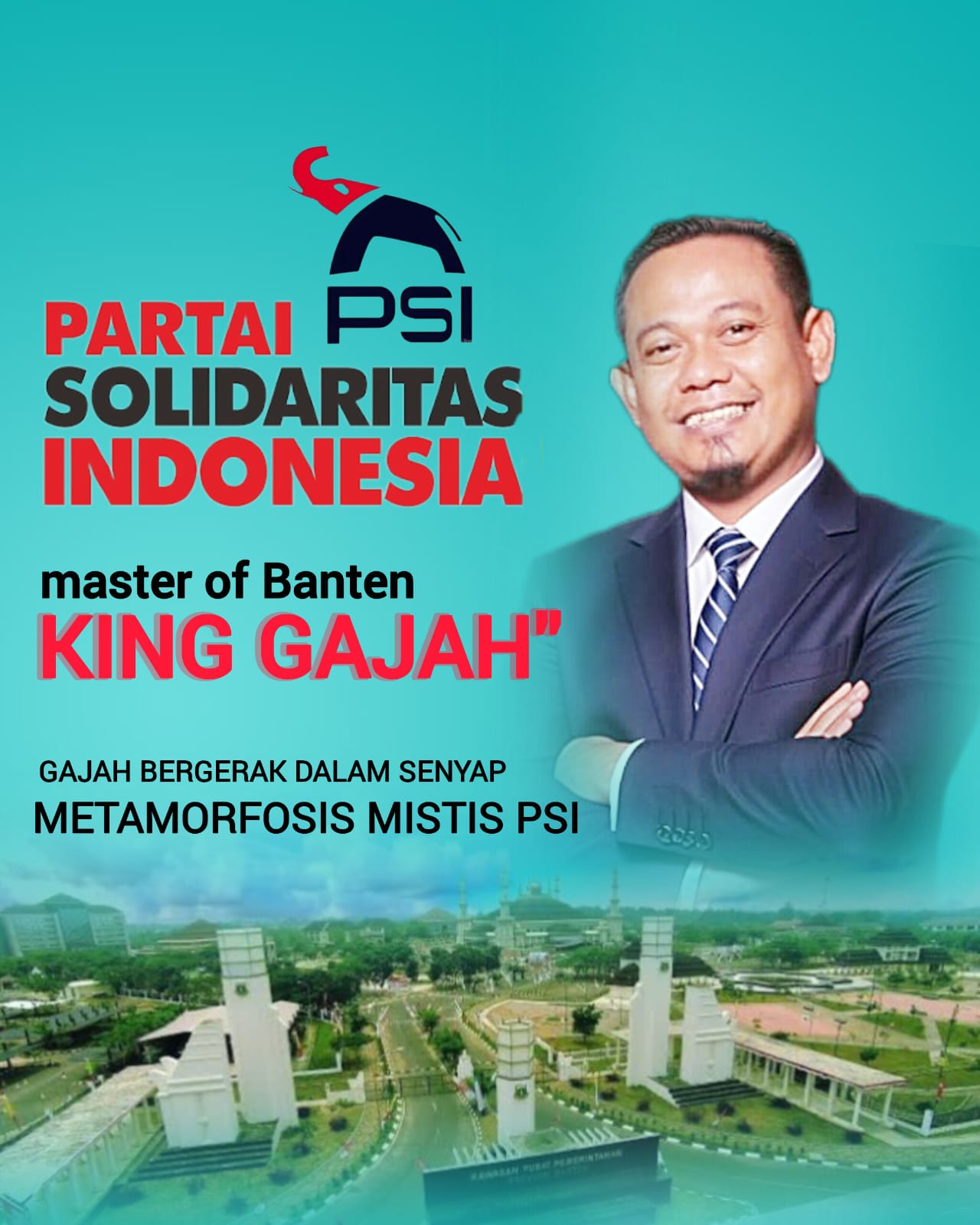 Tokoh Aktivis Banten Gabung ke PSI, Bro Fajar : Kanda Arwan Adalah King Gajah