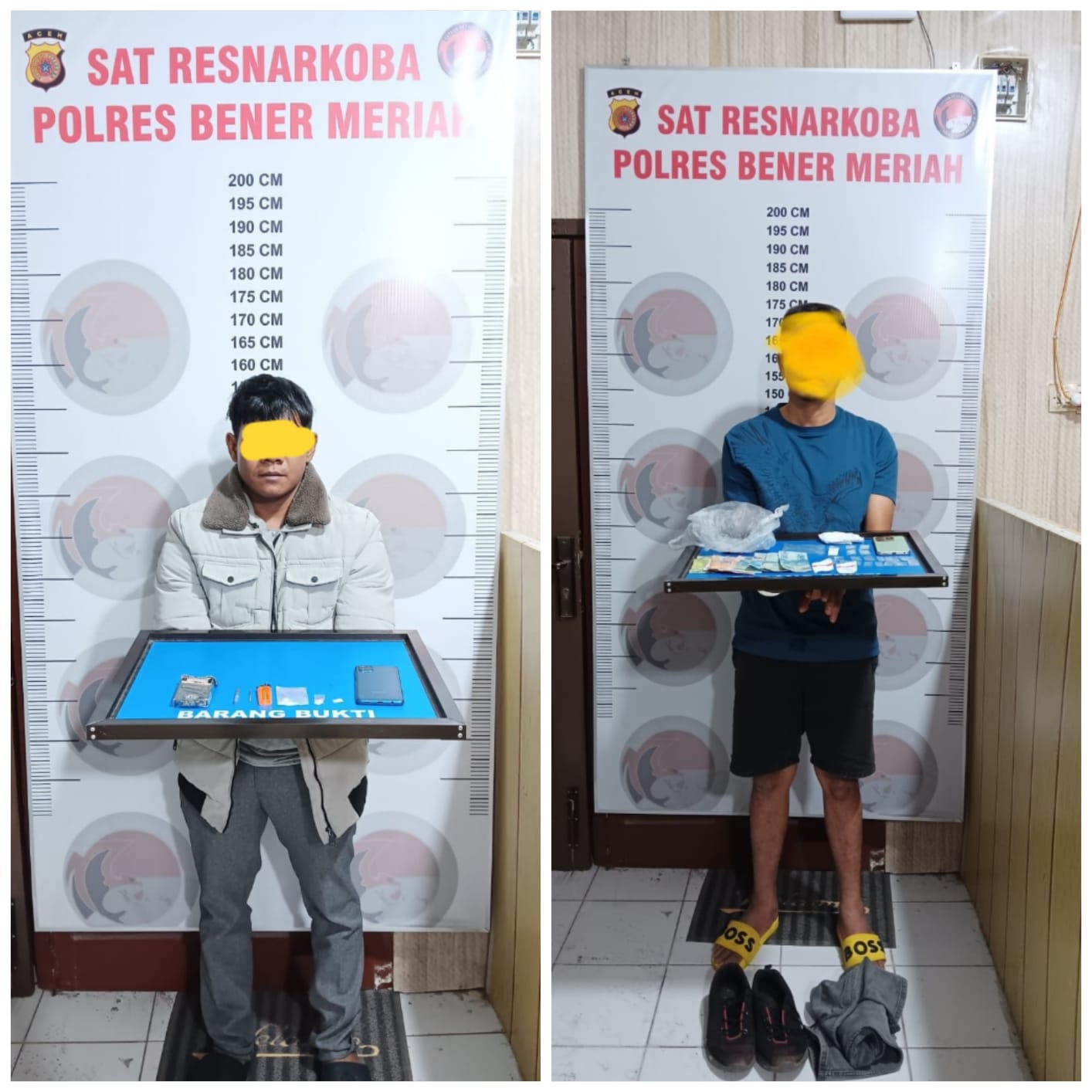 Penangkapan Beruntun Pelaku Narkotika: Sabu dan Ganja Diamankan Oleh Satresnarkoba Polres Bener Meriah
