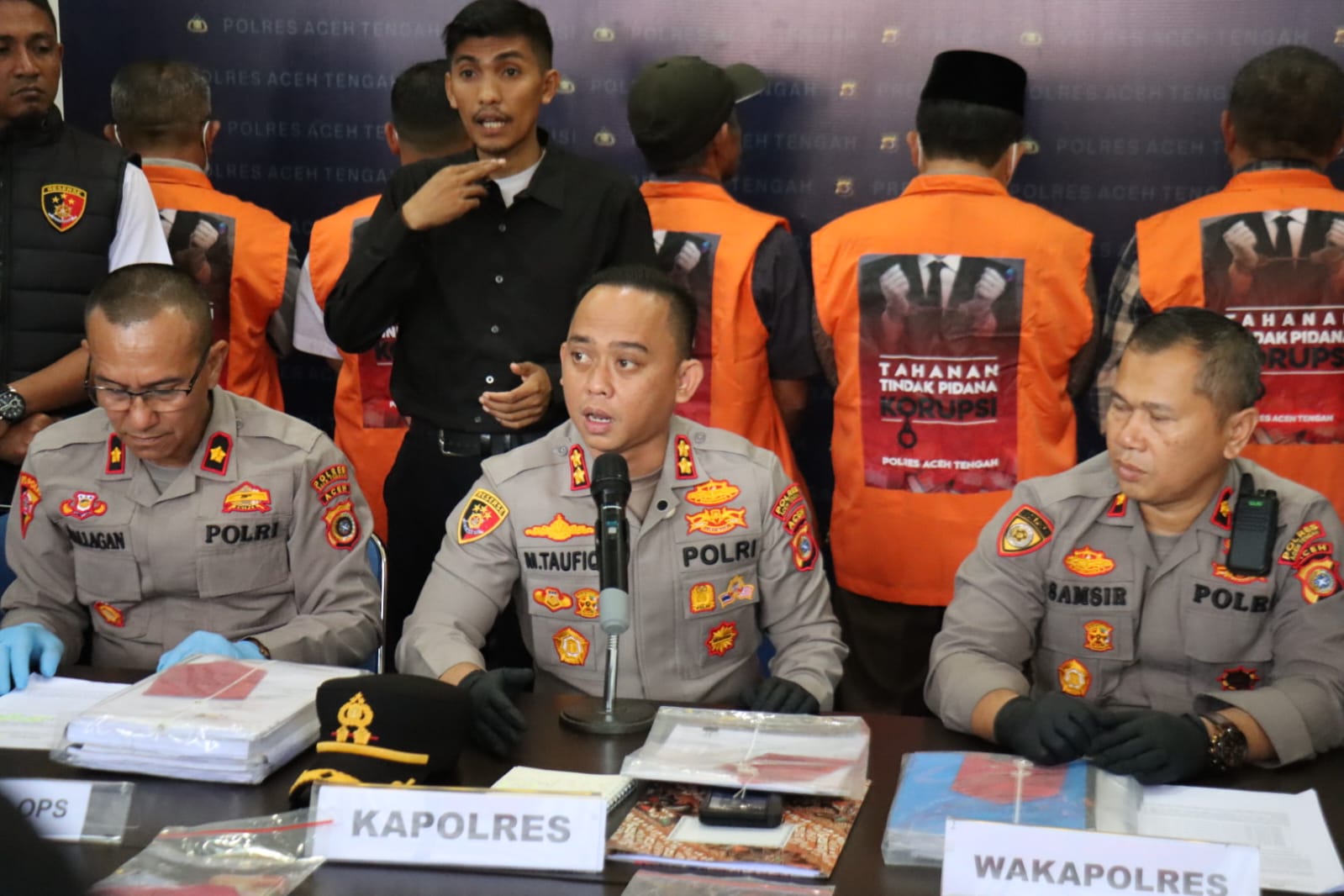 Polres Aceh Tengah Gelar Press Release 19 Kasus Unggulan, Ungkap Tipikor, Curanmor, Jarimah Seksual, Narkotika dan Operasi Patuh Seulawah 2025