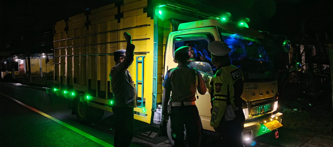 Dalam Rangka Cipkon, Polres Aceh Tengah Gelar Razia dan Patroli Skala Besar