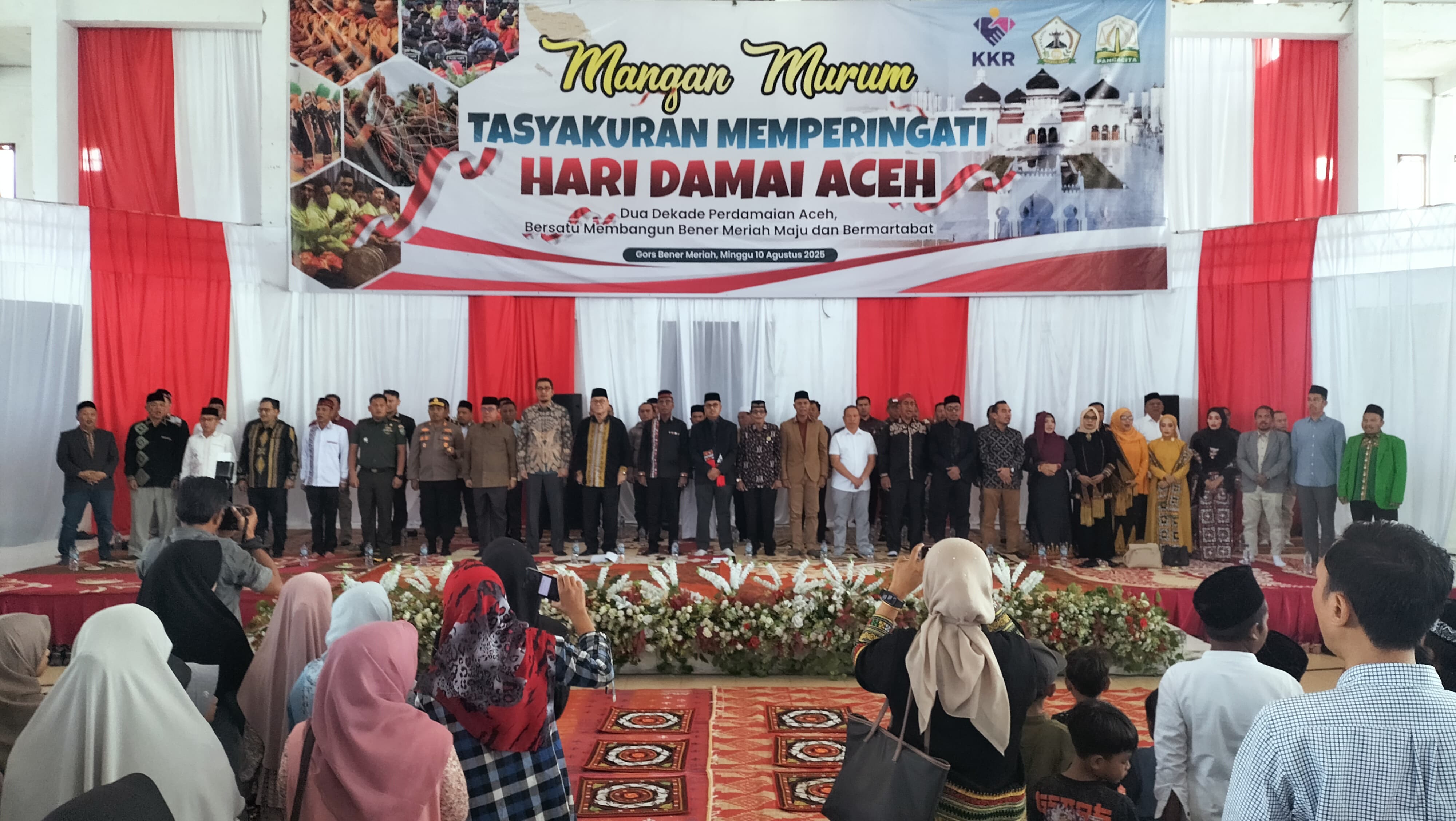 Dandim 0119/Bener Meriah Hadiri Tasyakuran Hari Damai Aceh