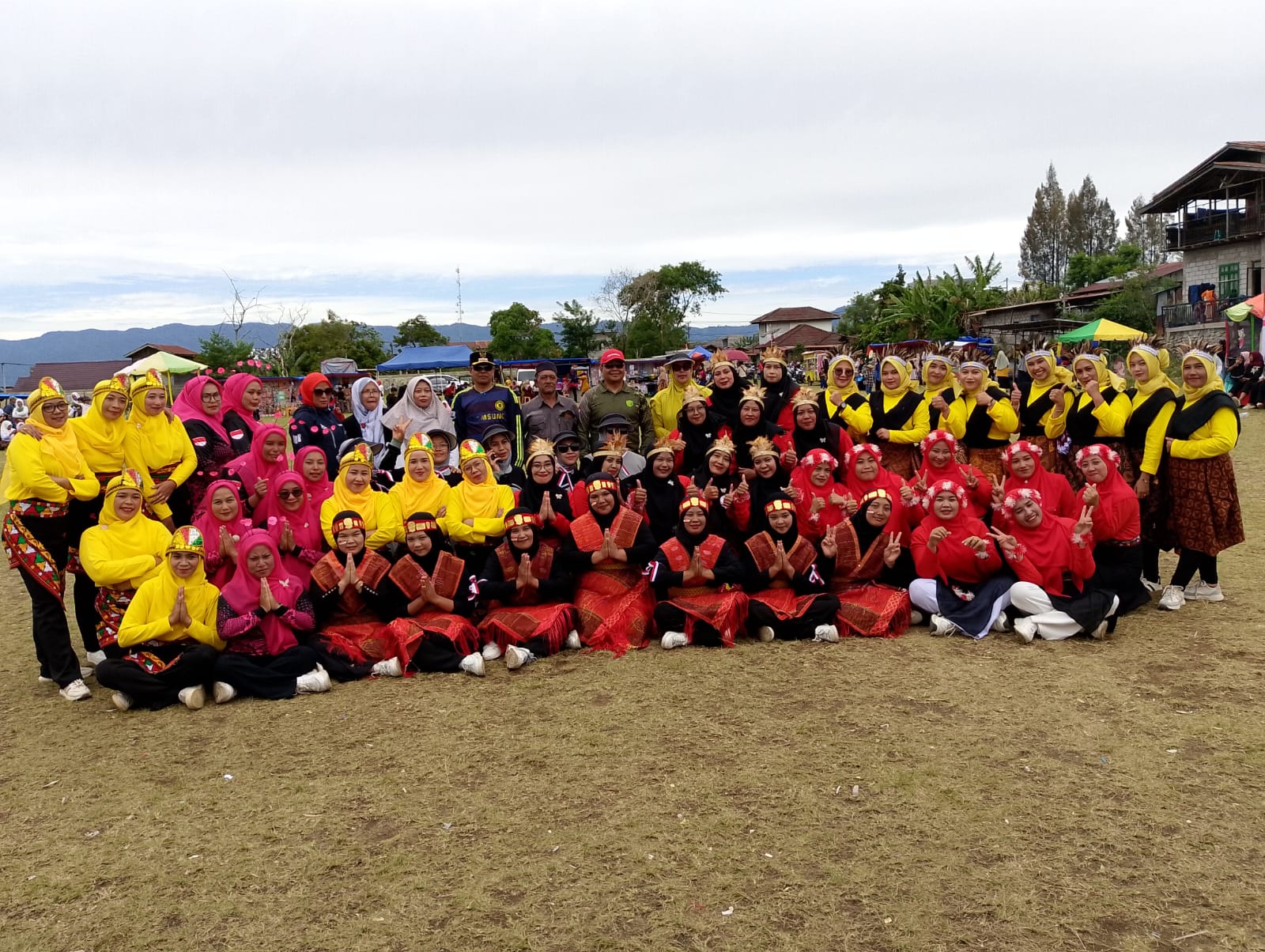 Koramil 01/Bandar Gelar Lomba Senam Bungong Jumpa