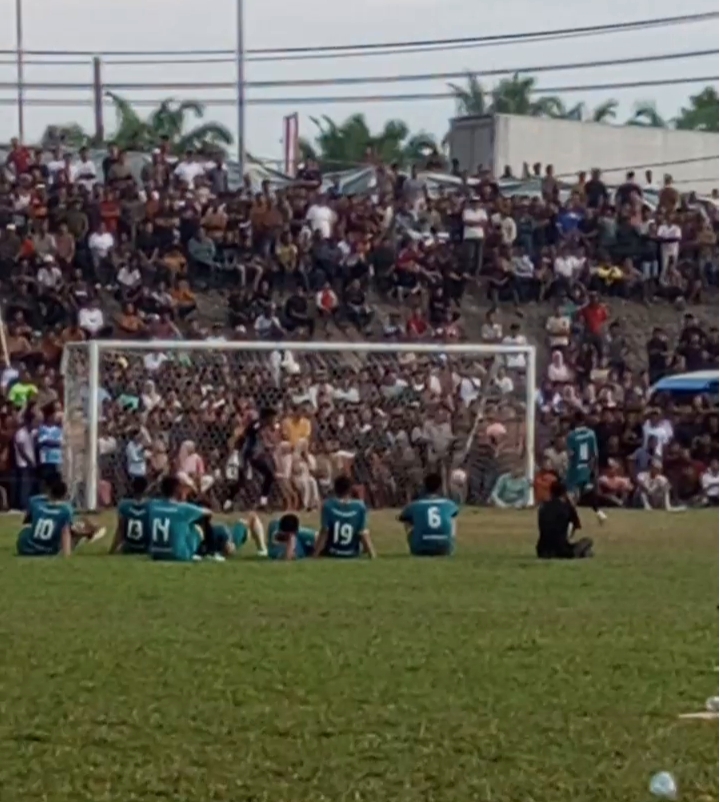 Pante Bidari Menang Adu Penalti saat Final Lawan Peureulak Barat Juara Piala Bupati Aceh Timur.