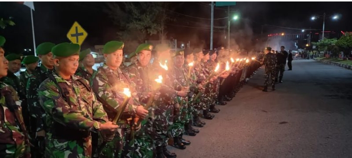 Kasdim 0119/BM Mewakili Komandan Kodim Mengikuti Upacara Taptu Kemerdekaan RI Ke-80