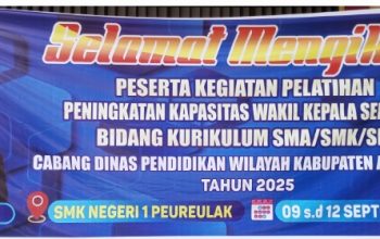 Pelatihan Peningkatan Kapasitas Wakil Kepala Sekolah Bidang Kurikulum SMA/SMK/SLB