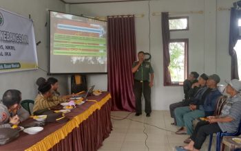 Danramil 01/Bandar Sosialisasikan Wasbang Kepada Para Tokoh-tokoh Di Kampung Wonosari