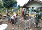 Satgas TMMD ke-126 Kodim 0106/Aceh Tengah Laksanakan Pembangunan MCK Tahap 3 di Desa Arul Gele, Kecamatan Silih Nara