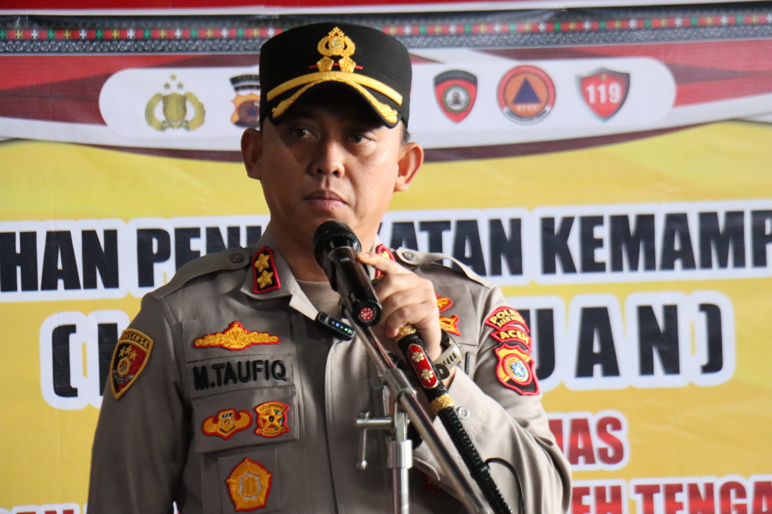 Latpuan, Bhabinkamtibmas Polres Aceh Tengah Dilatih Jadi Penolong Masyarakat