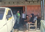 Ciptakan Kondisi Aman Dan Kondusif, Babinsa Sambangi Warga Berikan Himbauan Kamtibmas