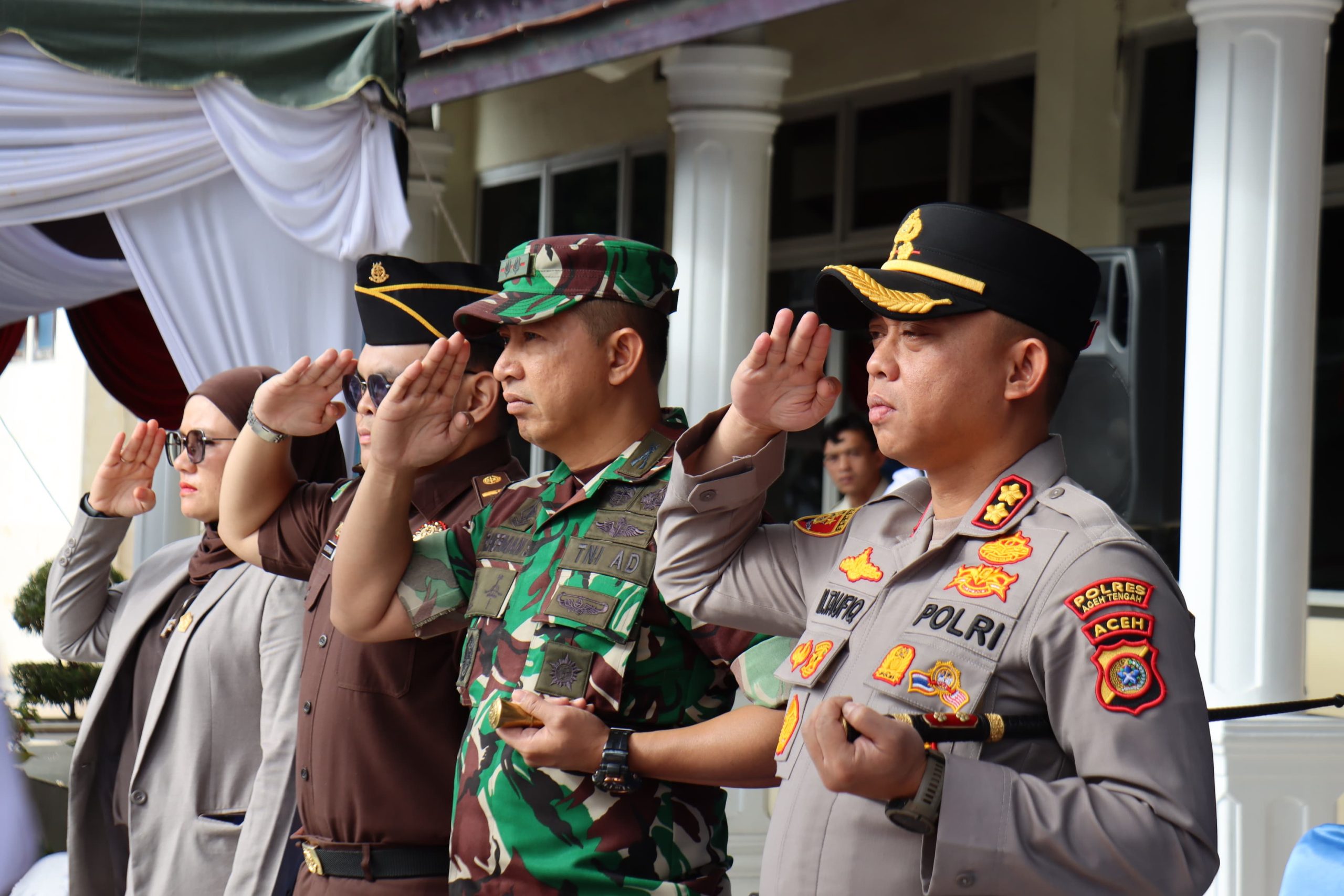 Kapolres Aceh Tengah Ikuti Upacara Sumpah Pemuda ke-97, Kobarkan Semangat Persatuan dan Kebangsaan