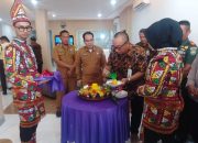 Peresmian gedung Bank Syari,ah Indonesia (BSI) Kecamatan Timang Gajah.