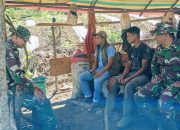 Satgas TMMD ke-126 Kodim 0106/Aceh Tengah Curi Waktu untuk Komsos Bersama Warga Desa Kute Keramil