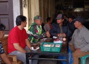 Perkuat Kemitraan Dan Kebersamaan, Babinsa Laksanakan Komsos Bersama Masyarakat