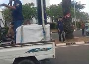 Gelar Aksi di Dishub Provinsi Banten, LSM Laskar NKRI Soroti Dugaan Permainan Tender PJU dan Pertanyakan Absennya Pengamanan Polisi