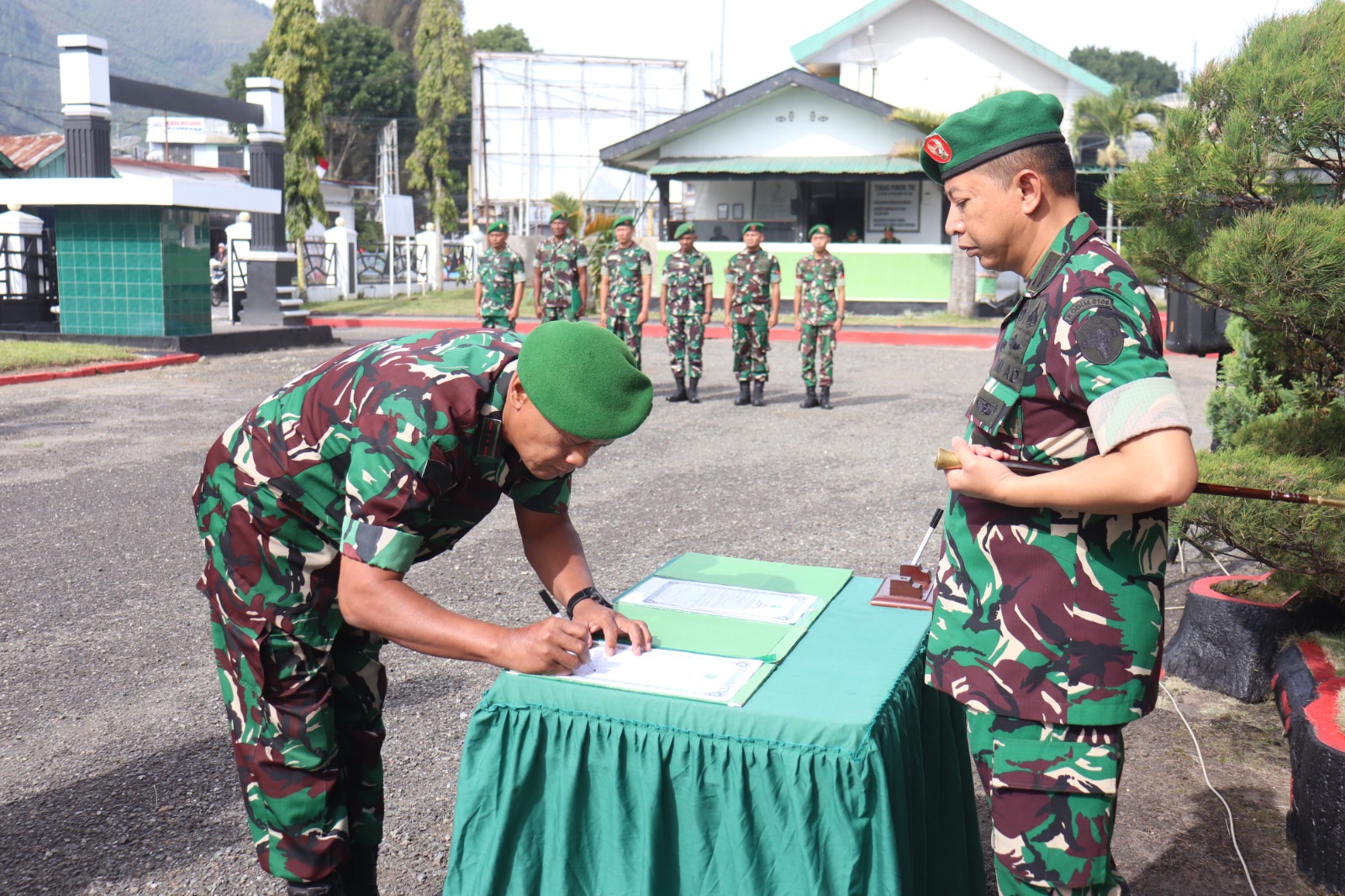 Penyambutan Warga Baru dan Serah Terima Jabatan Danramil, Ini Kata Dandim 0106 Aceh Tengah
