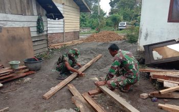 Proses Pembangunan RTLH milik Bu Kasmawati Program TMMD Kodim0106/Aceh Tengah- Sudah Mencapai 50 persen Proses Pembangunan RTLH milik Bu Kasmawati Program TMMD Kodim0106/Aceh Tengah- Sudah Mencapai 50 persen