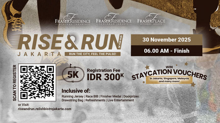 Rise & Run Jakarta 2025: Run the City – Feel the Pulse Rise & Run Jakarta 2025: Run the City – Feel the Pulse