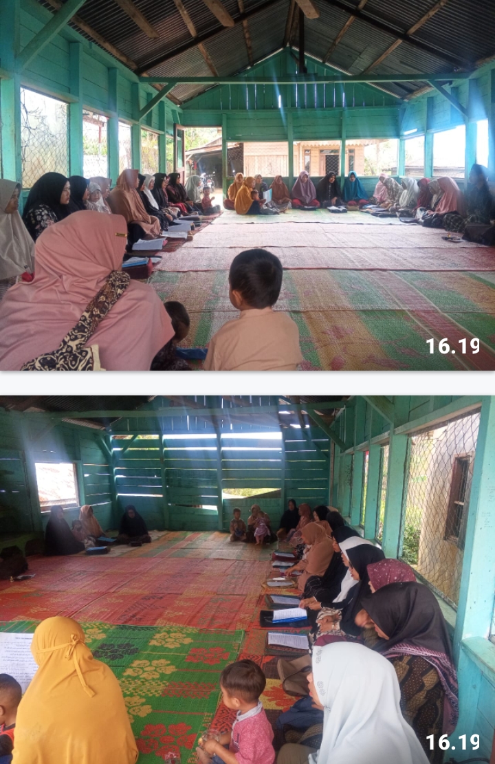 Kegiatan Rutinitas para Ibu-Ibu Khusunya Di Desa Taman Firdaus Mengadakan Aktivitas Pengajian