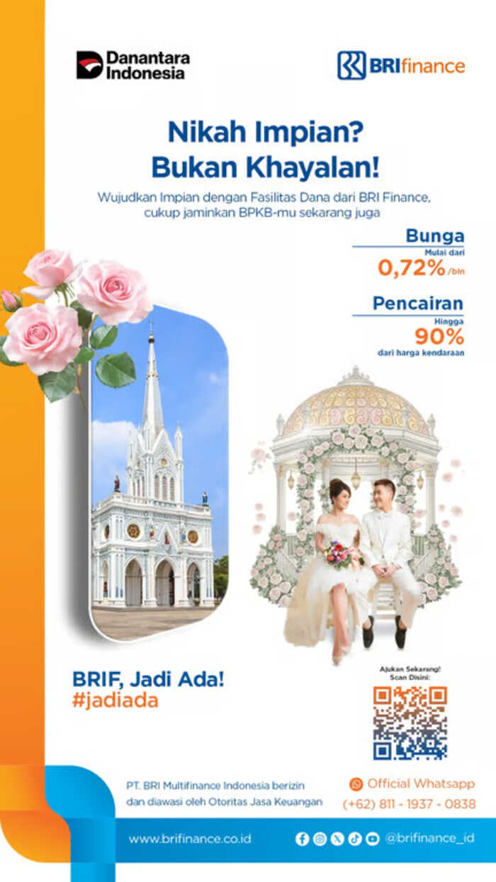 Wujudkan Cinta dalam Pernikahan Impian dengan BRIFlash dari BRI Finance
